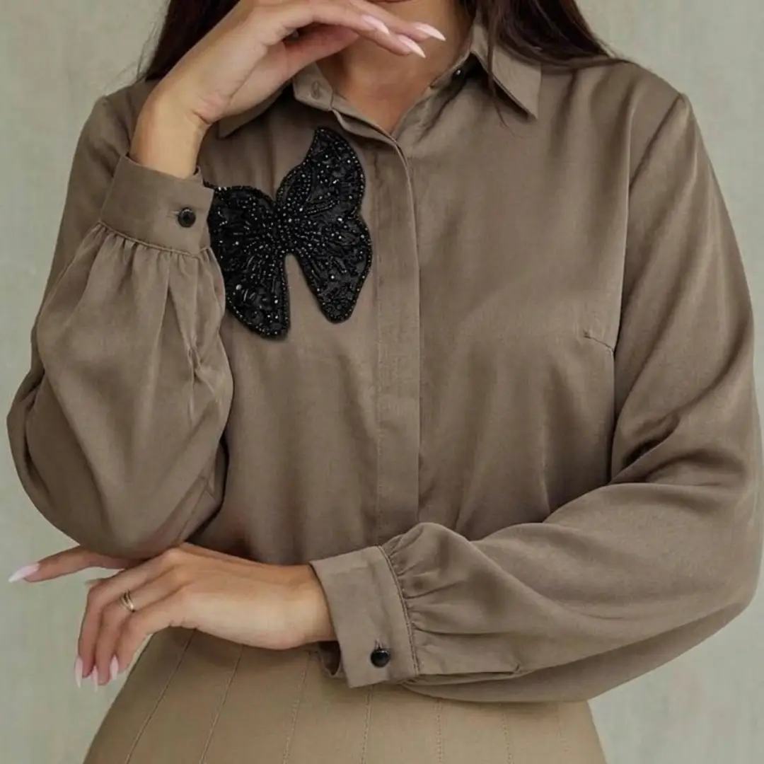 شومیز پروانه‌ای L, XL, XXL